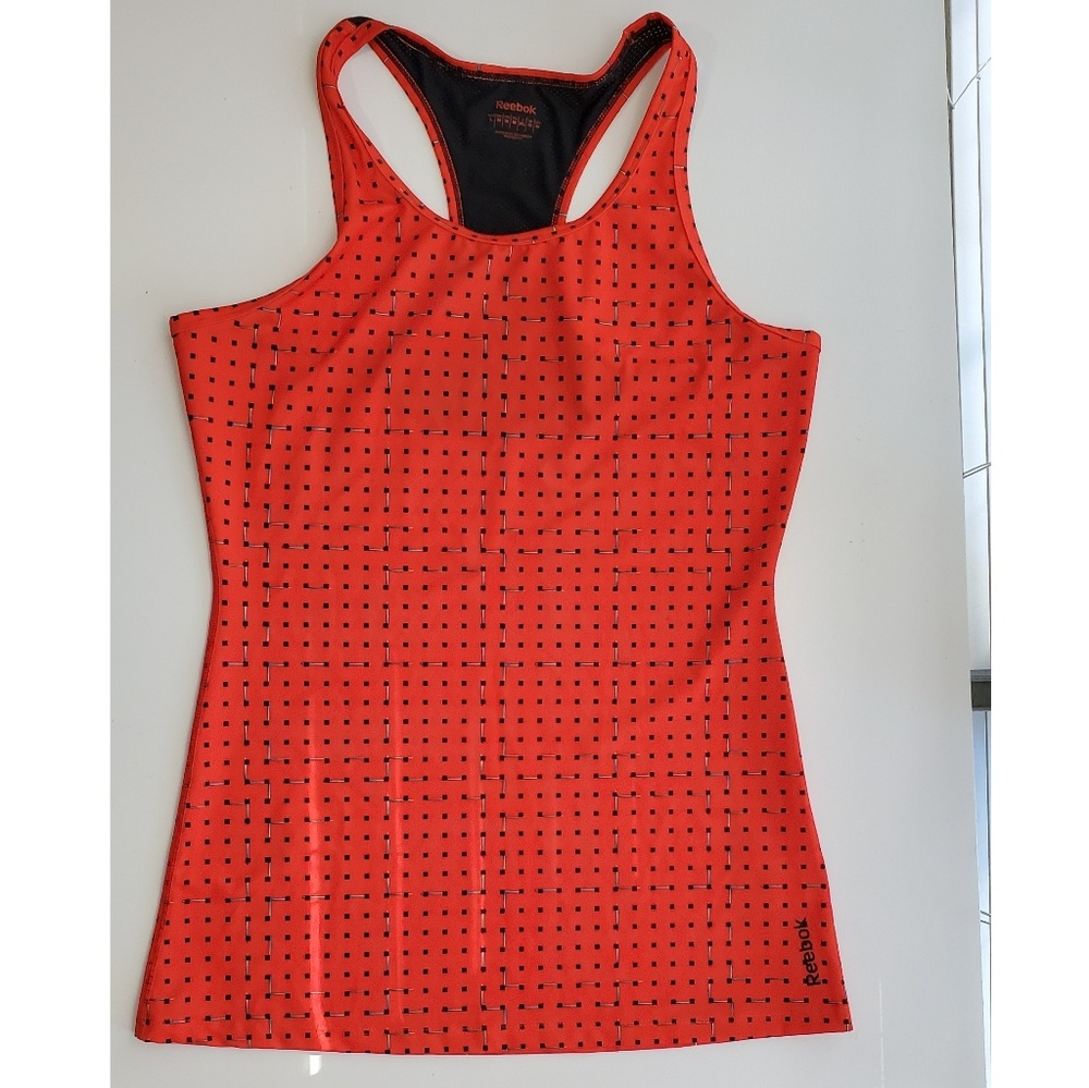 Reebok Red Racerback Workout Top
